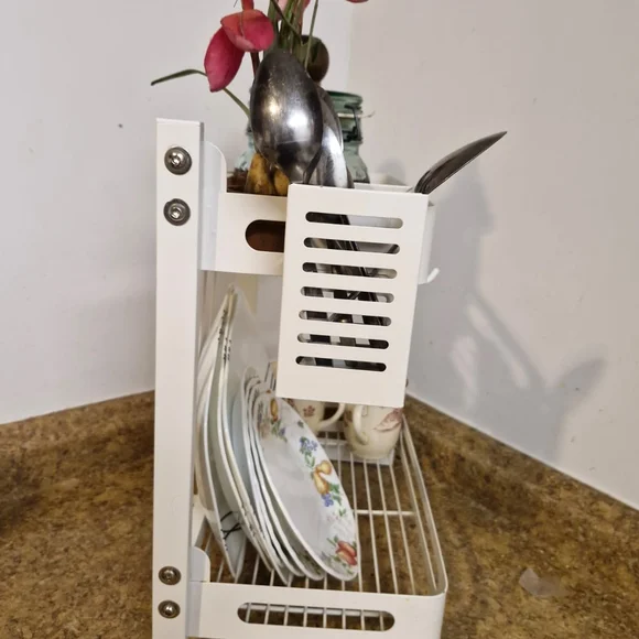 White Kitchen Dish Rack - Picture 4 of 5